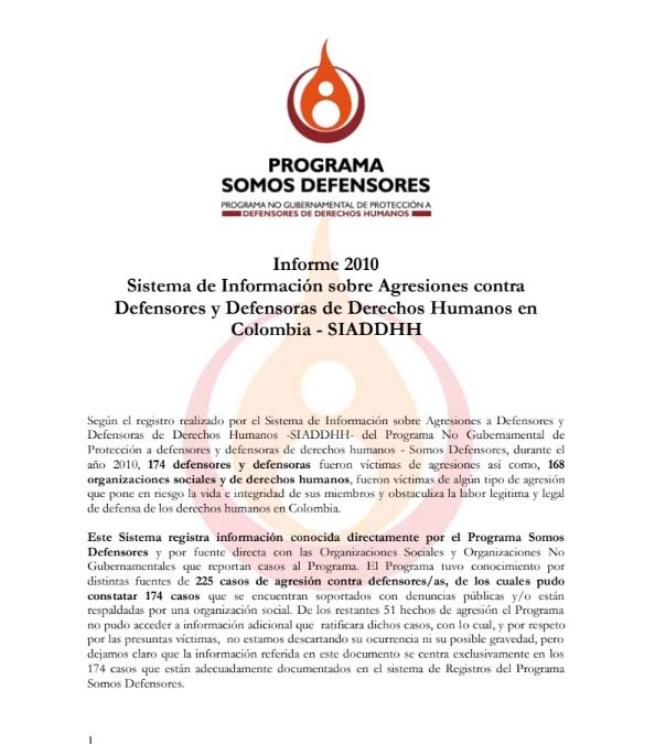 INFORME ANUAL 2010