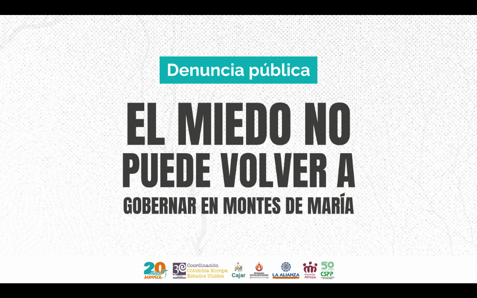 Denuncia Montes de Maria